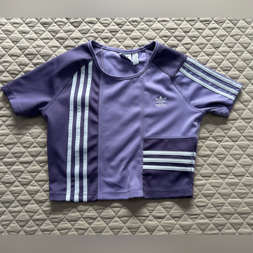 Adidas Purple Activewear Top